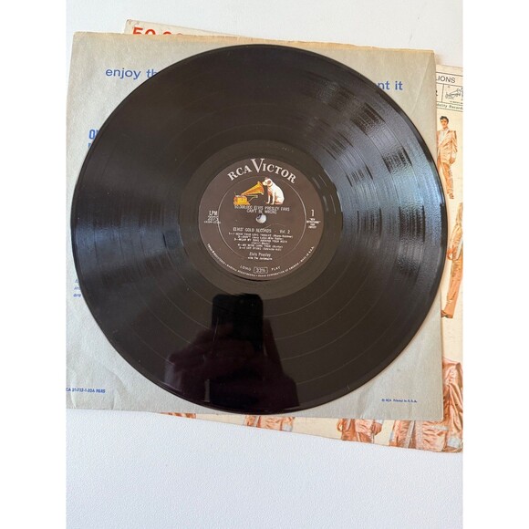 Elvis Presley 50,000,000 Elvis Fans Can't Be Wrong LP Gold Records Vol2 G+ Mono - Picture 5 of 8